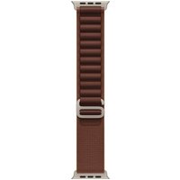 Apple 49mm Burgundy Alpine Loop - Medium - Natural Titanium Finish
