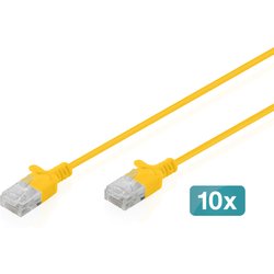 Digitus Cat 6 U-UTP Slim Patch Cord. Cu. Lszh