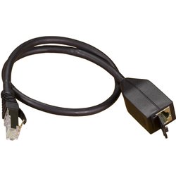 Cablenet 0.15M Mptl Cat6A Black S/Ftp Lsoh 26AWG Cable Adaptor
