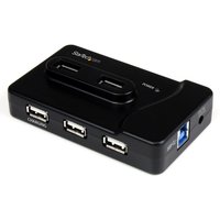 StarTech.com 6 Port USB 3.0 / USB 2.0 Combo Hub with 2A Charging Port