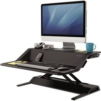 Fellowes Sit Stand Desk Riser - Lotus Height Adjustable Sit Stand Desk