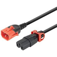 Microconnect MC-DUALC14C15-1M power cable Black C15 coupler C14 couple