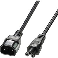 Lindy 3m C5 to C14 Mains Cable. lead free