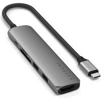 Satechi ST-P6SM interface hub USB Type-C 10000 Mbit/s Grey