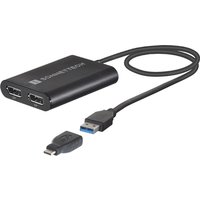 Sonnet USB3-DDP4K USB graphics adapter 3840 x 2160 pixels Black