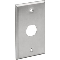 Tripp Lite N206-FP01-IND 1-Port Single Gang Faceplate. Stainless Steel