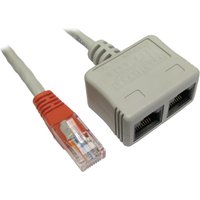 Cables Direct RJ-ECONVV cable splitter/combiner Cable combiner Grey
