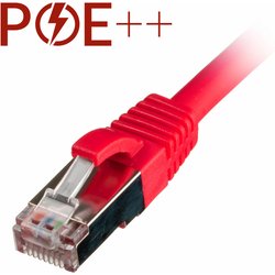 Cablenet 15M Cat6A RJ45 Red S/Ftp Lsoh 26AWG Snagless Booted Patch Lea
