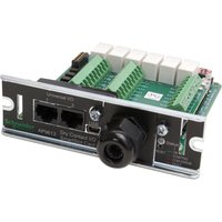 APC Dry contact. Management Options. Dry Contact I/O Card. monitor ext