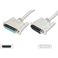 Digitus Datatransfer extension cable. D-Sub25/M - D-Sub25/F