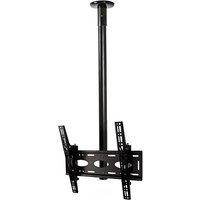 B-Tech Universal Flat Screen Ceiling Mount with Tilt (VESA 400) - 1m Ø