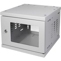LogiLink W06Z33G rack cabinet 4U Wall mounted rack Grey