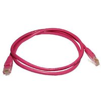 Cables Direct 1m CAT5e UTP networking cable Pink