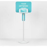 Bouncepad Placard Branding Board | White | Includes Attachments for ou