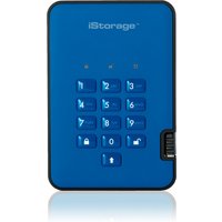 iStorage diskAshur² SSD 8TB Blue | Secure Portable Solid State Drive |AES-XTS 256-bit Hardware Encryption | PIN protected | OS & Platform Independent | TAA Compliant |Brute force hack defence | Dust/Water Resistant