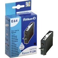Pelikan 4108609/E64 Ink cartridge black. 399 pages 12ml (replaces Epso