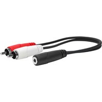 Vivolink PROMJFRCAM0.2 audio cable 0.2 m 3.5mm 2 x RCA Black