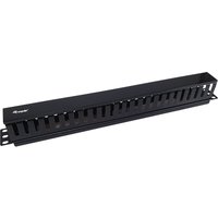 Equip 19" Rack Mount Cable Management Panel. Black