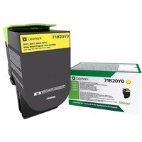 Lexmark 71B20Y0 Toner-kit yellow return program. 2.3K pages ISO/IEC 19