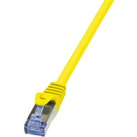 LogiLink Cat6a S/FTP. 10m networking cable Yellow S/FTP (S-STP)