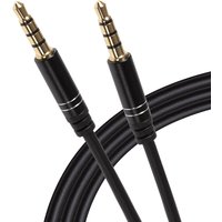 Maplin 3.5mm Aux Stereo 4 Pole TRRS Jack Plug to 3.5mm 4 Pole TRRS Jac