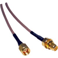 Cables Direct 2.5m SMA M - F coaxial cable