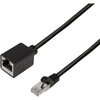 LogiLink CQX053S networking cable Black 2 m Cat6a S/FTP (S-STP)