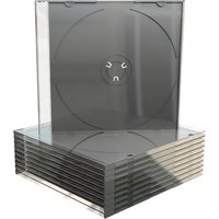 MediaRange BOX21 optical disc case Jewel case 1 discs Black. Transpare