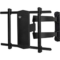 B-Tech Ultra-slim Double Arm Flat Screen Wall Mount with Tilt & Sw