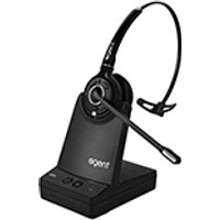 Agent AW50 Monaural Headset Wireless Head-band Office/Call center Blac