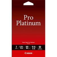 Canon PT-101 Pro Platinum Photo Paper 4x6” - 50 sheets