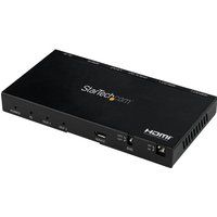 StarTech.com 2-Port HDMI Splitter (1x2) - 4K 60Hz UHD HDMI 2.0 Audio V