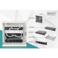 Digitus Network Set - 254 mm (10") - 6U. 312 x 300 mm (W xD)
