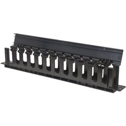 Intellinet 19" Cable Management Panel. 19" Rackmount Cable M