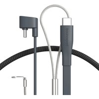 Bouncepad CB-RF-FLAT-C2C-B USB cable 2 m USB C Black. Grey