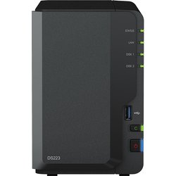 Synology Diskstation DS223 Nas Mini Tower Realtek RTD1619B 2 Gb DDR4 3