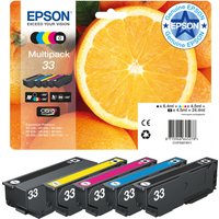 Epson C13T33374510/33 Ink cartridge multi pack Bk.C.M.Y.PBK Easymail 6