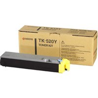 Kyocera 1T02HJAEU0/TK-520Y Toner-kit yellow. 4K pages/5% for Kyocera F