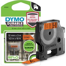 Dymo 1978367 Directlabel-Etikettes Black On Orange Vinyl 12Mm X 5.5Mm Dymo 1978367 Directlabel-Etikettes Black On Orange Vinyl 12Mm X 5.5Mm