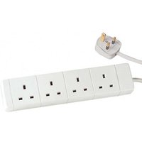 FDL 4 WAY MAINS GANG STRIP - 2M