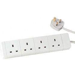 Fdl 4 Way Mains Gang Strip - 2M