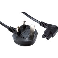 Cables Direct Type G/C5 1.8m Black Power plug type G C5 coupler