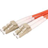 Cablenet 0.5m OM1 62.5/125 LC-LC Duplex Orange LSOH Fibre Patch Lead