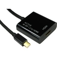Cables Direct mini DP - HDMI 15cm 0.15 m Mini DisplayPort Black