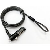 eSTUFF GLB220105 cable lock Black 1.8 m