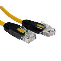 Cables Direct XXURT-610Y networking cable Yellow 10 m Cat5e U/UTP (UTP