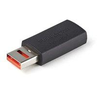 StarTech.com Secure Charging USB Data Blocker Adapter – Male to Female