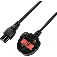 LogiLink CP120 power cable Black 1.8 m BS 1363 C5 coupler