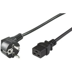 Microconnect PE0771905 Power Cable Black 5 M Power Plug Type E+F C19 C