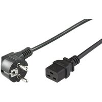 Microconnect PE0771905 power cable Black 5 m Power plug type E+F C19 c